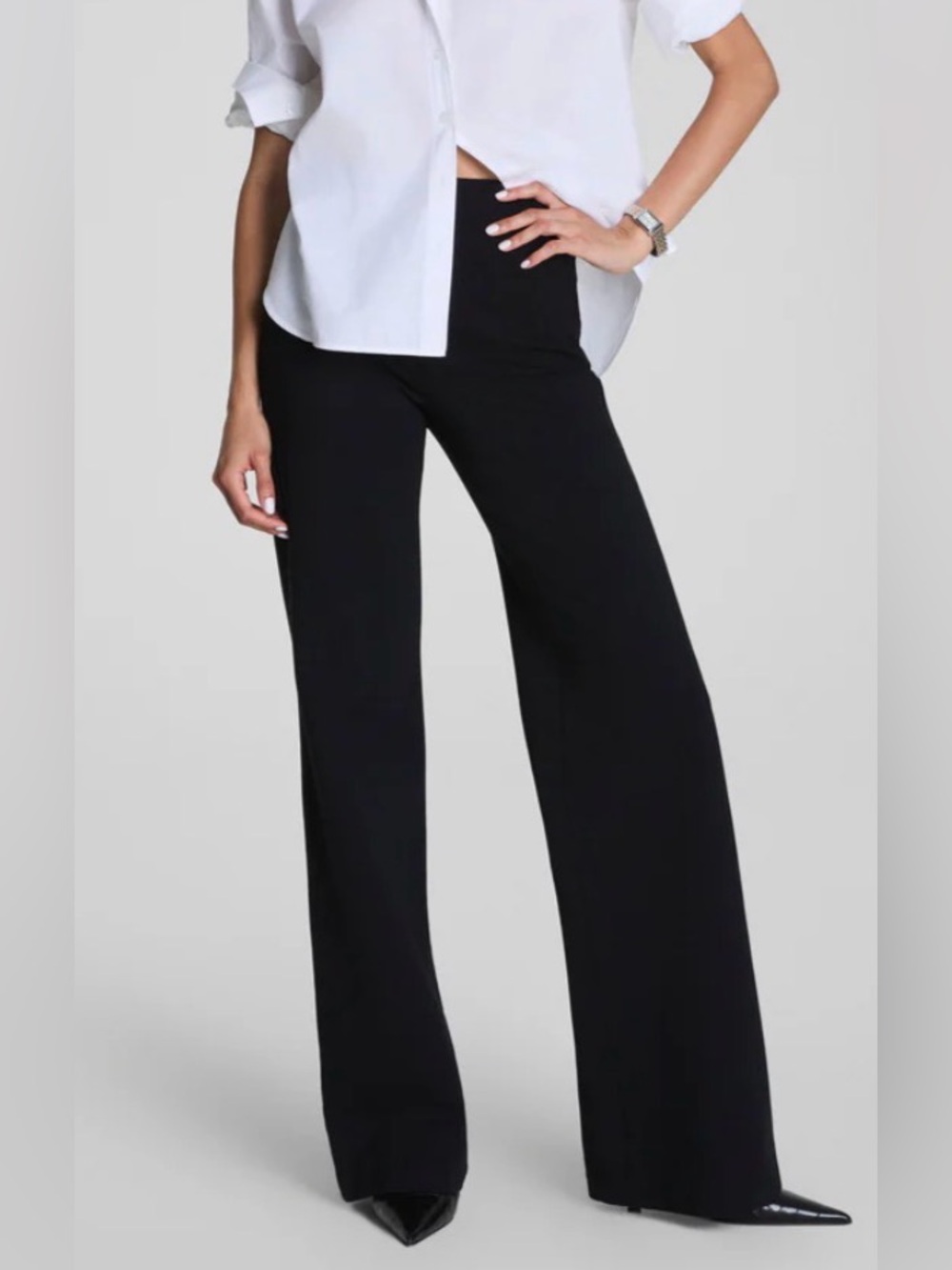 SPANX SPANXsupersmooth PerfectFit
Wide Leg Pant in black size small